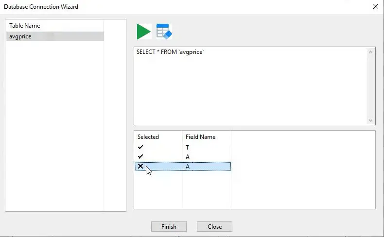 BarTag Express database fields list BarTag Express database fields list