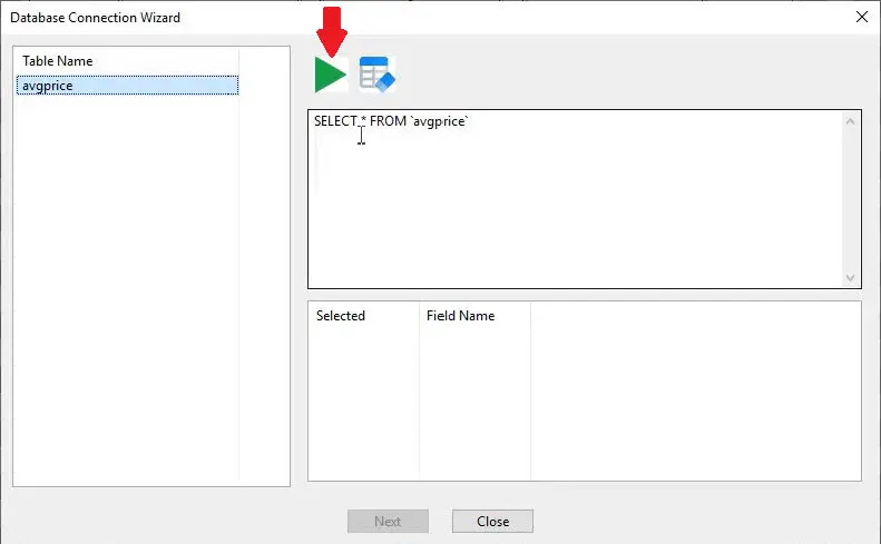 BarTag Express database SQL command BarTag Express database SQL command