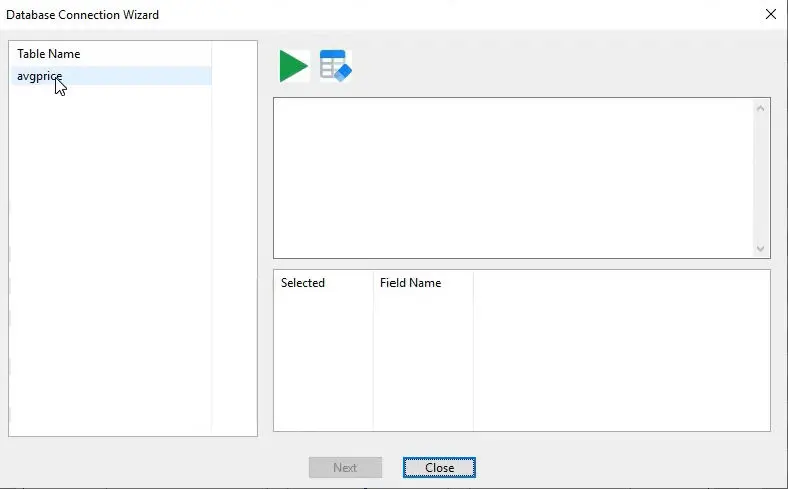 BarTag Express database table list BarTag Express database table list