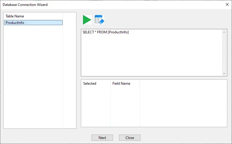 BarTag Express database SQL command BarTag Express database SQL command