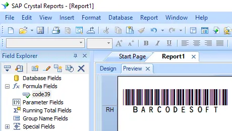 code39 barcode crystal reports