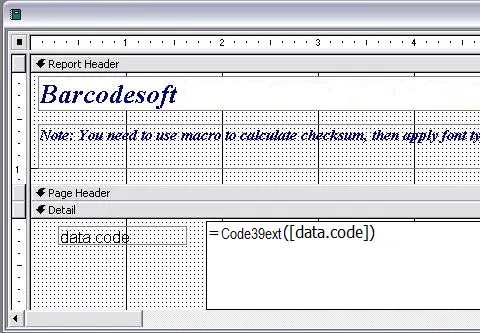 code39-extended barcode excel macro