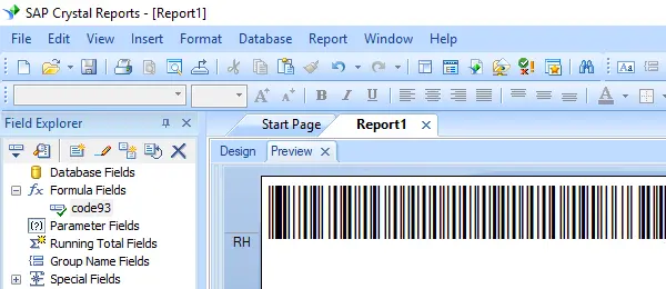 code-93 barcode crystal reports