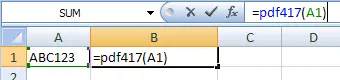 Excel calculations view cells blueprint