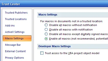 Code25 Macro Setting Code25 Macro Setting