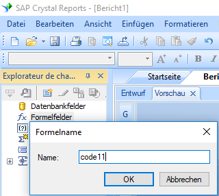 code11 barcode erstellen formel crystal reports