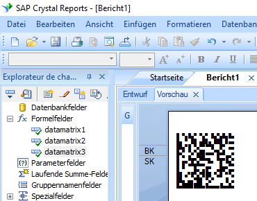 data-matrix Kristallbericht