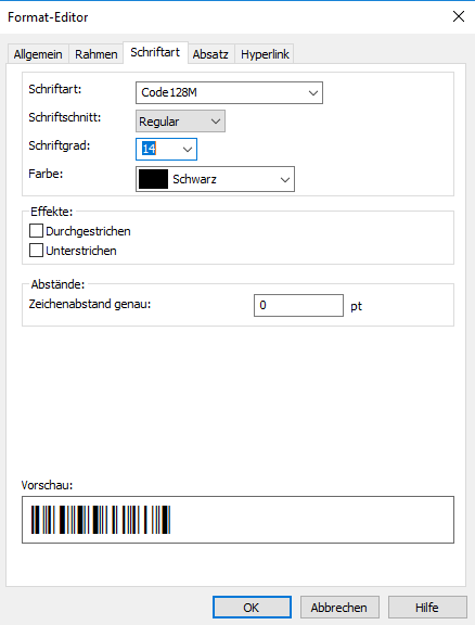 GS1128 barcode crystal reports formelfelder