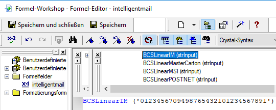 intelligent-mail barcode crystal reports UFL