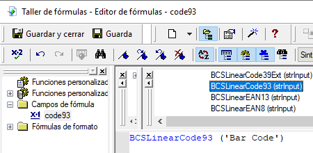 code93 código de barras crystal reports UFL