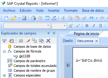 GS1128 código de barras crystal reports fórmula campo