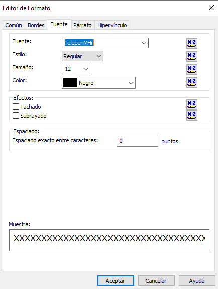 Telepen código de barras crystal reports fórmula campo