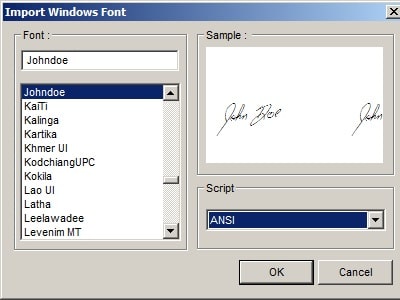 foxit pdf編輯器导入签名字體