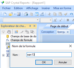 ean13 code barres create formule crystal reports