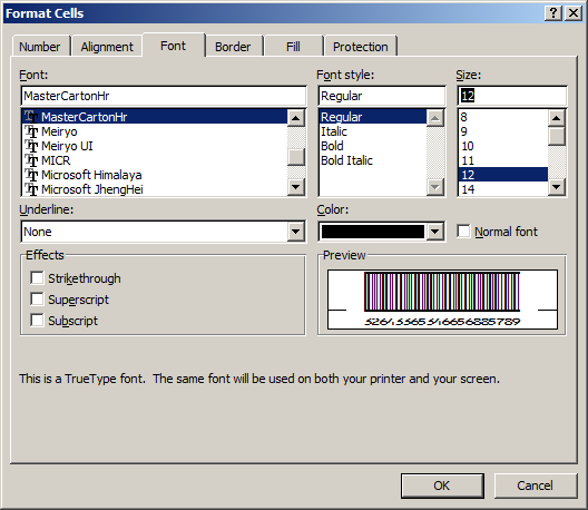 Générer Code à Barres Master Carton Code Dans Ms Access Ms