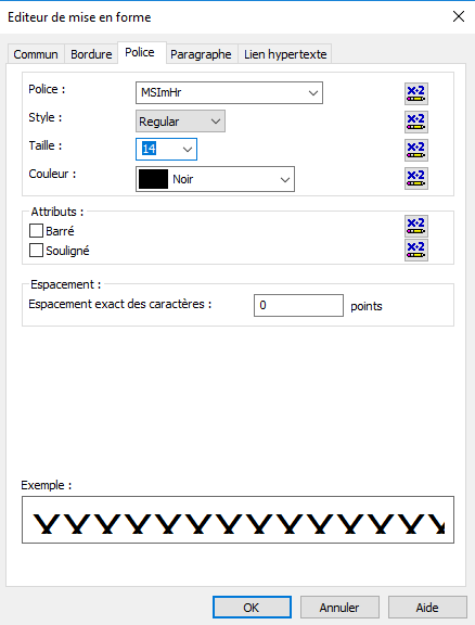 msi code barres font crystal reports