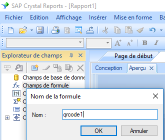 QRCode create formule crystal reports