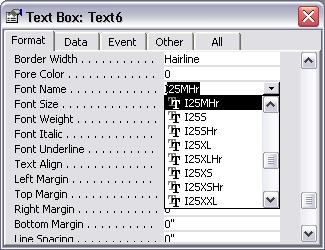 Interleaved 2of5 import vba