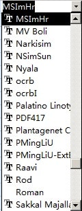 MSI barcode Access database macro