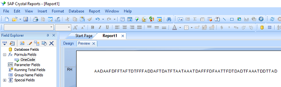 onecode barcode crystal reports formula field