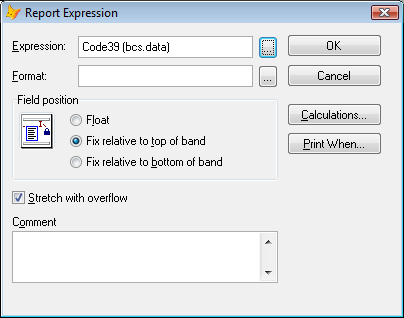 visual foxpro barcode