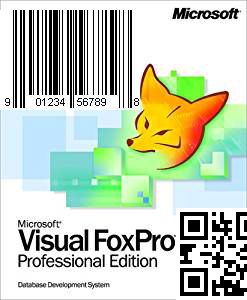 visual foxpro バーコード