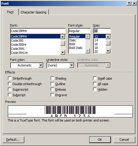 barcode generator for excel 2007